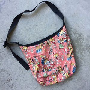 Skeleton Print Shoulder Bag